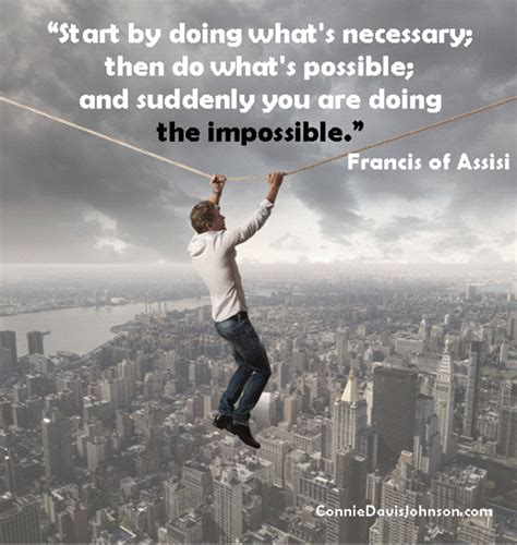 Doing the Impossible .
